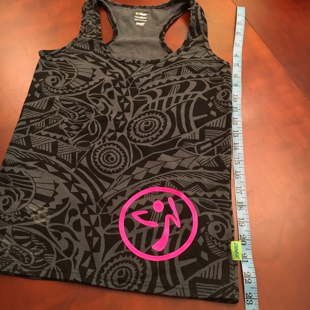 Zumba fitness racer back tank top - Picture 5 of 11
